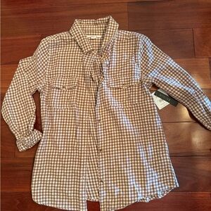 O'Neill Brown Checkered Flannel Shirt